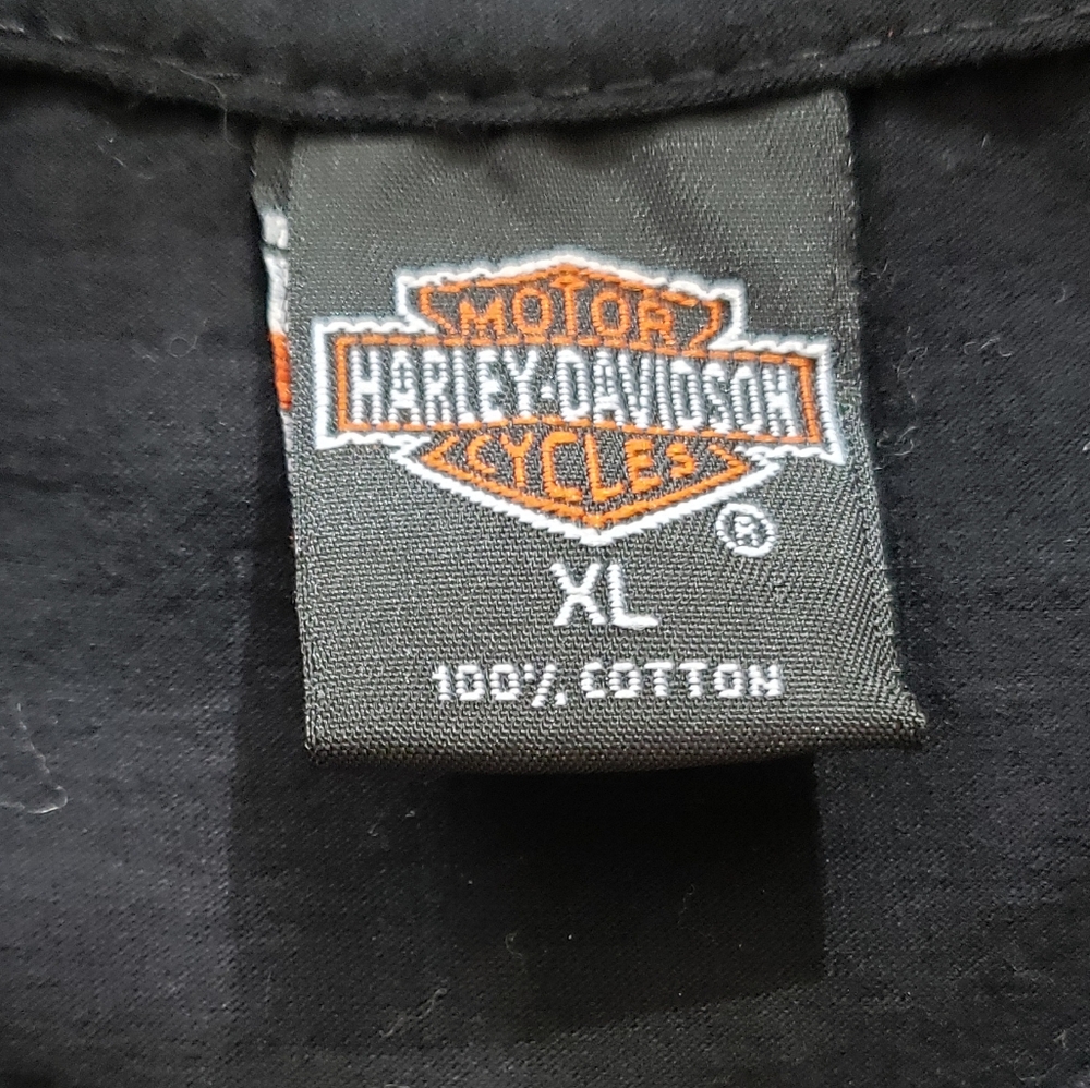 Harley Davidson Modern Boot AOP Tee Size L XL - Picture 5 of 7